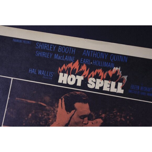 1958 HOT SPELL Lobby card 11x14" Shirley Booth / Anthony Quinn, original vintage - Picture 4 of 10